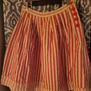 Kimchi & Blue Knee Length Striped Skirt